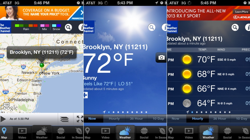 Illustration for article titled Foodspotting, The Weather Channel, and More